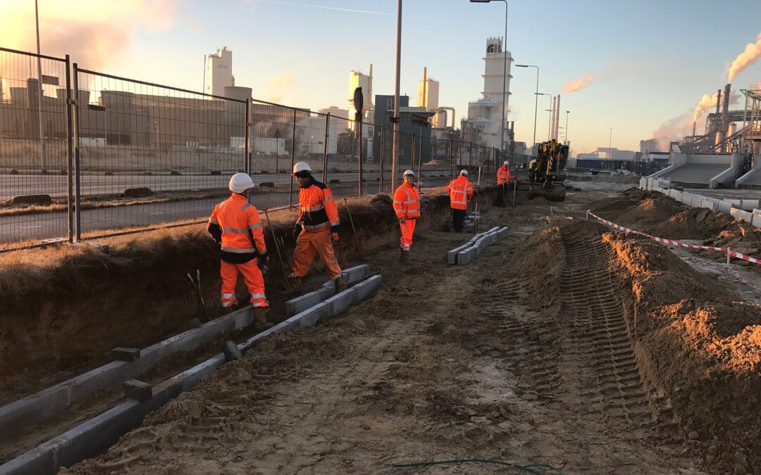 ENORME ELEMENTENVERHARDING VOOR TATA STEEL IJMUIDEN